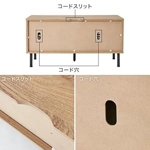 Amazon｜LOWYA ロウヤ テレビ台 テレビボード ローボード 扉付き