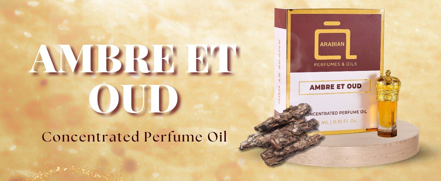 Amber Et Oud long lasting amber fragrance arabian perfume oil