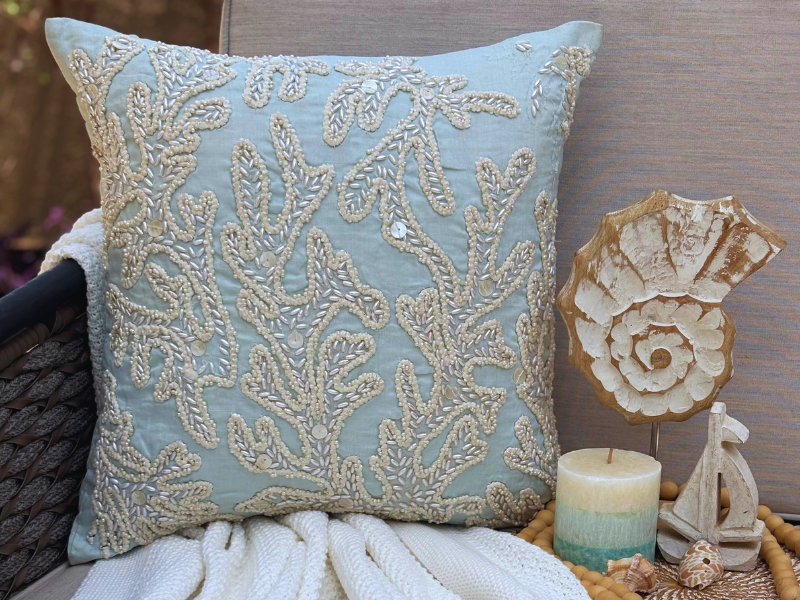 Modern decorative throw pillow cover for couch, sofa, living room, bedroom, patio, and outdoor.