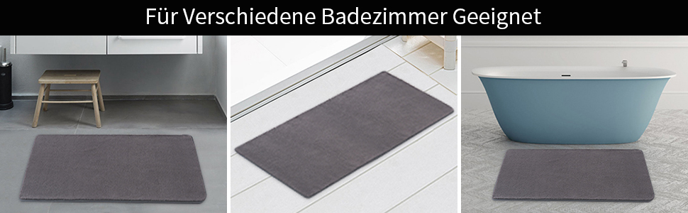 GARVEE Badezimmerteppich im Badezimmer