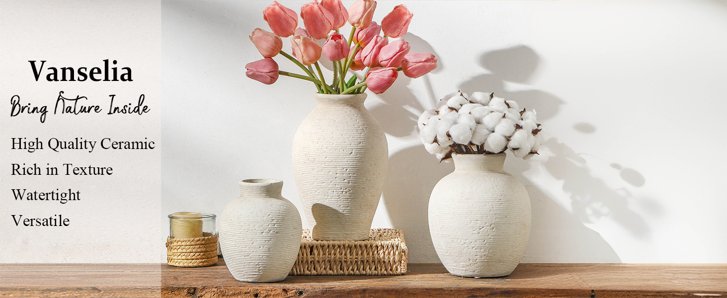 farmhouse vase ceramic vase vintage vases rustic vases for home decor