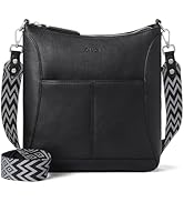 CLUCI Crossbody purses for Women Leather Medium Shoulder Purses Handabgs Vegan Leather Hobo Bags ...