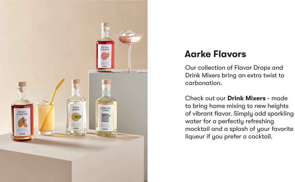 Aarke Flavors and Drink Mixers bring an extra twist to carbonation