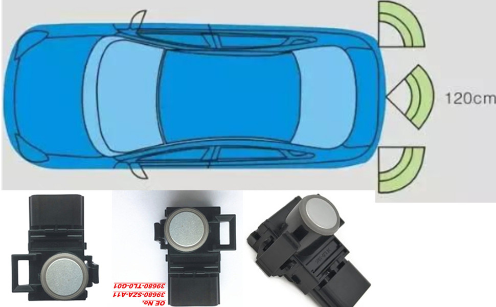 Amazon.com: 39680-TK8-A11 Bumper Park sensor Reverse PDC
