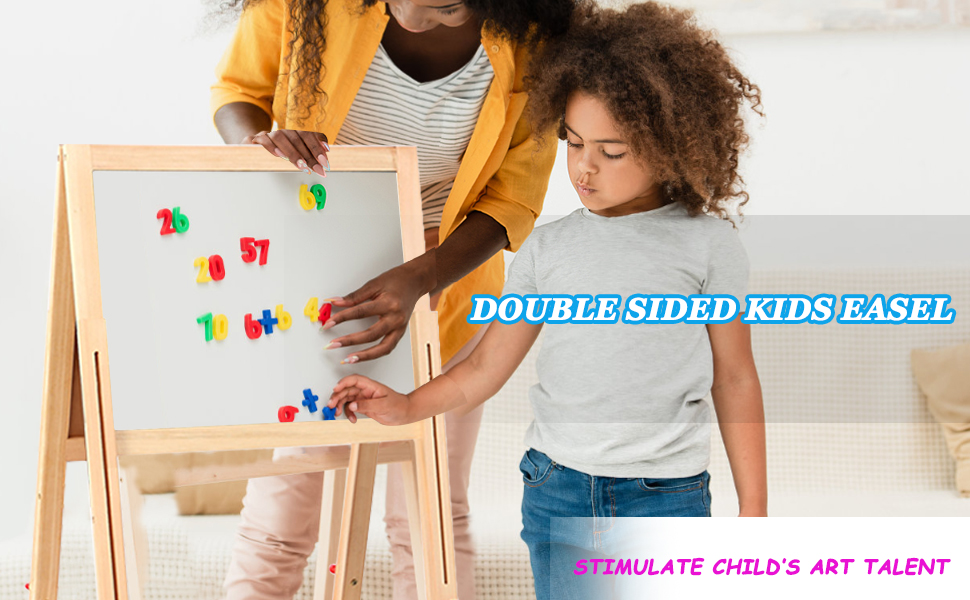 kids art easel with storage