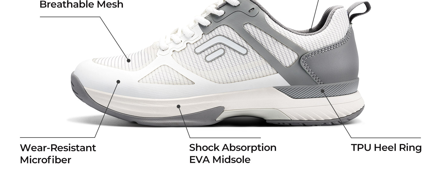 FitVille Mens Tennis Shoes Extra Wide Fit Badminton Volleyball Sneakers Non-Slip Squash Trainers for Men 18 tennis shoes for men non slip training sneakers wide trainers white yellow