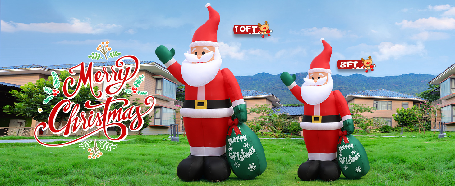 funfanso santa with gift bag