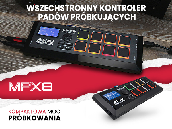 Akai Professional(アカイプロ) サンプラー 8パッド MPX8 製品情報：MPX8：AKAI professsional