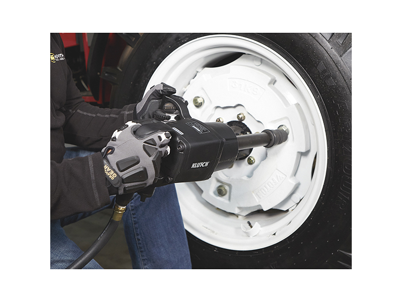 Klutch Heavy-Duty Air Impact Wrench with 8in. Anvil and D