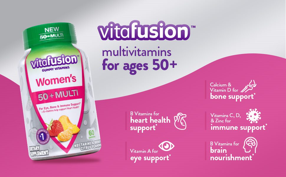 vitafusion women's 50+