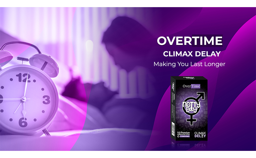 Buy NOTTY BOY condoms extra time long time (Overtime Condoms for Extra