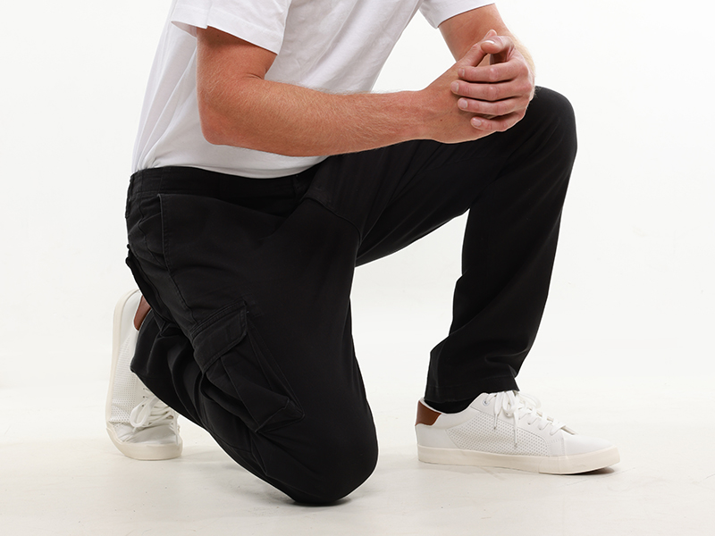 MIG MUD ICE GRAVEL Mens Stretch Cargo Chino Trousers Cotton