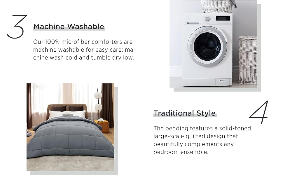 Bedsure Duvet Insert California King Comforter Beige All