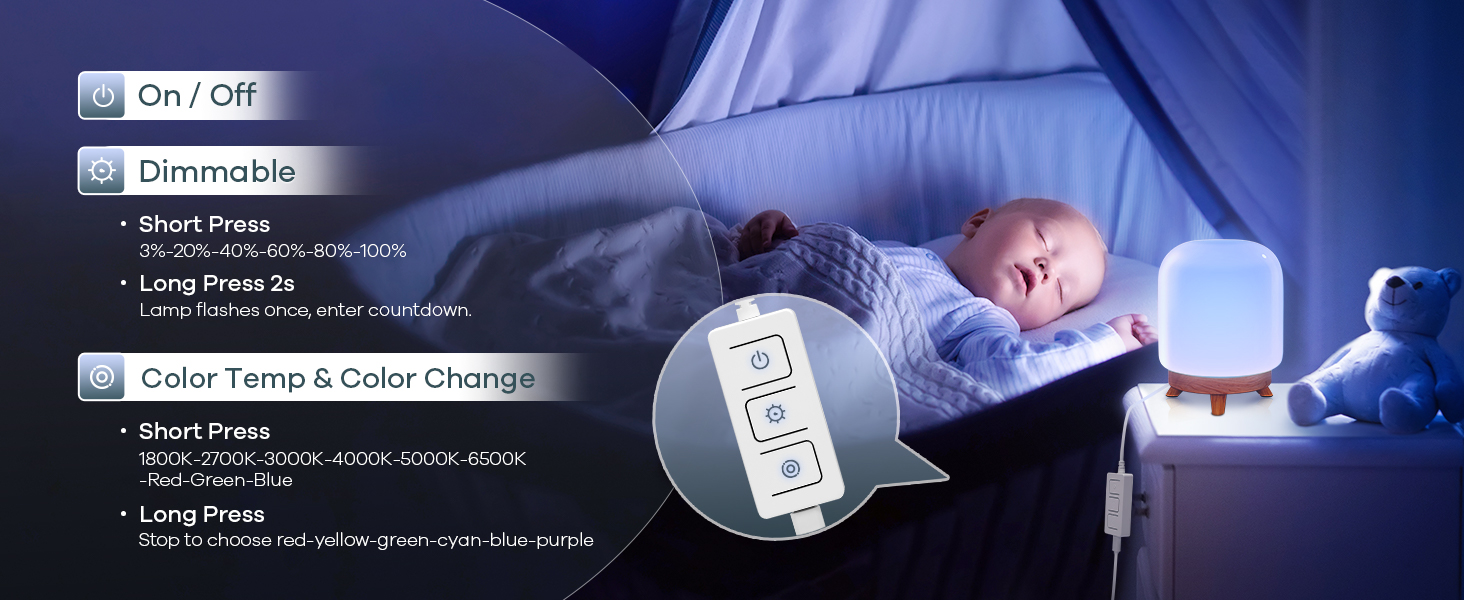wifi table lamp for living room
