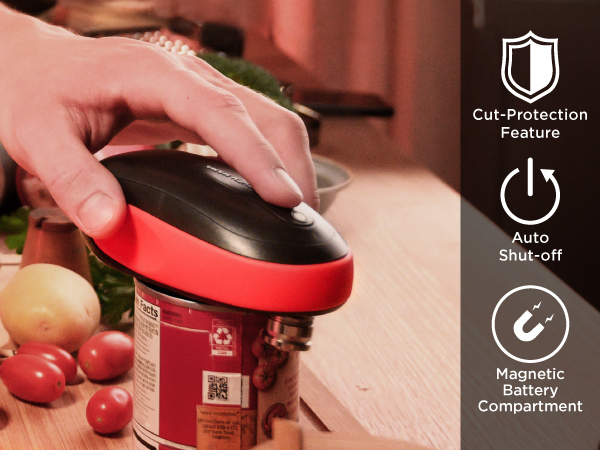 safe portable no sharp adults canned cutter side cut pampered chef canopener upgraded 