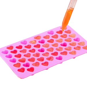 Heart shaped silicone mould