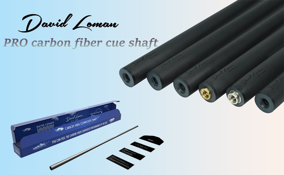 Amazon.com : DAVID LOMAN Carbon Pool Cue Single Shaft, JUMA