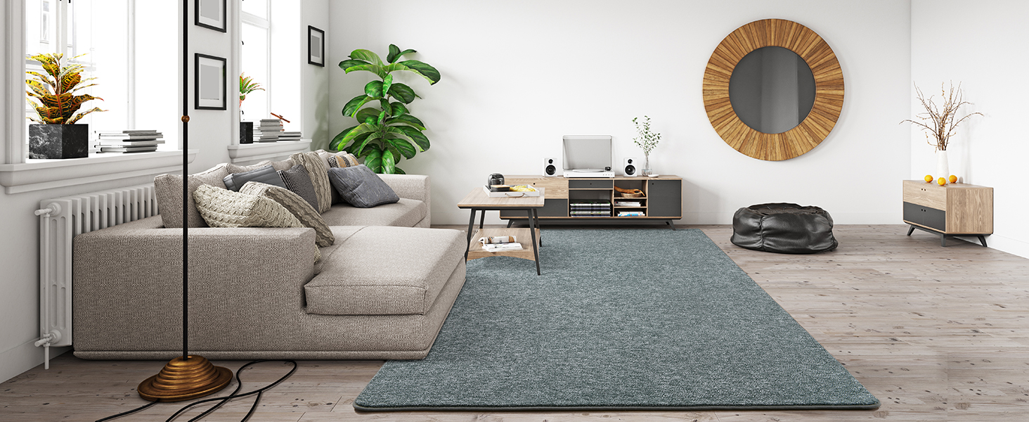 Keeko Soft Rug for Bedroom, 3x5 Washable Memory Foam Small Area Rug for