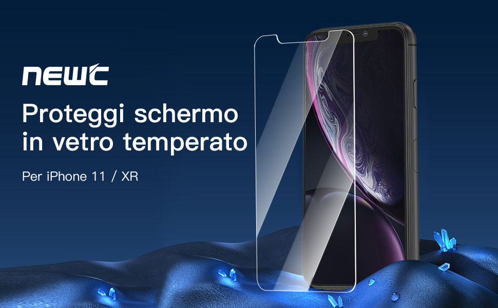 iPhone 11 / iPhone XR pellicole proteggi schermo in vetro temperato