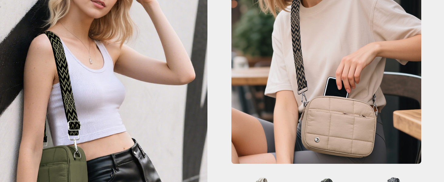 Summer Puffer Shoulder Handbags