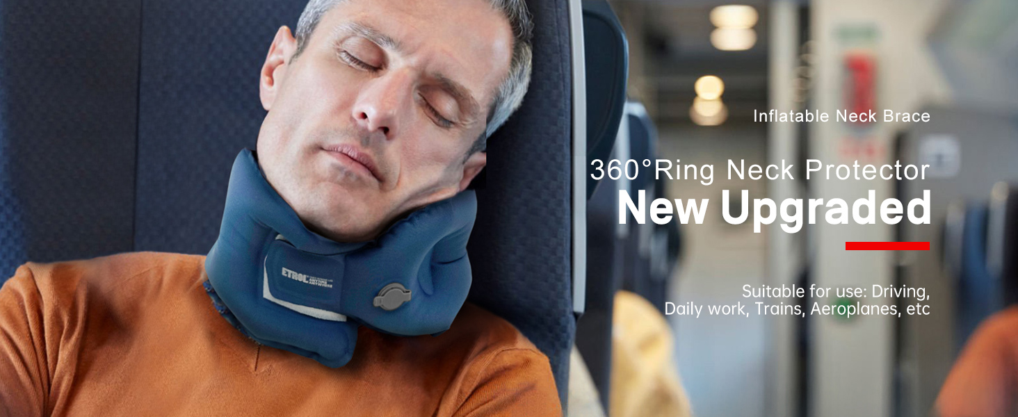 inflatable neck pillow