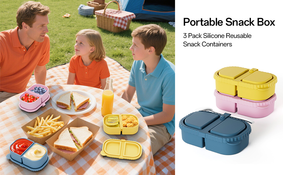 reusable snack containers with lids
