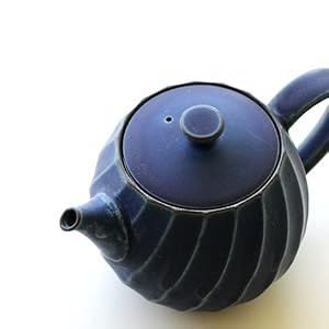 Amazon | ティーポット おしゃれ かわいい ポット 青 茶こし付き