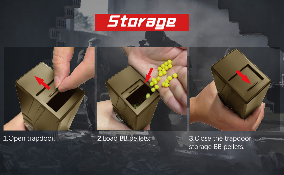 Ludex 1600 Large Capacity Airsoft Speed Loader for 6mm BBS, M4/M16 Hand