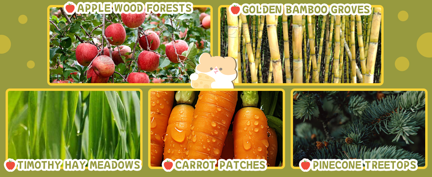 Raw materials for hamster toys