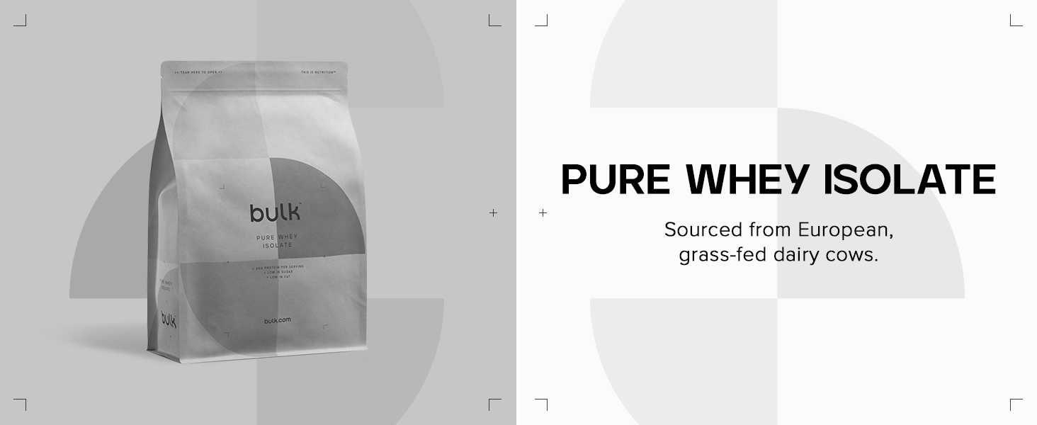 Bulk Pure Whey Protein Isolate, Protein Powder Shake, White Chocolate