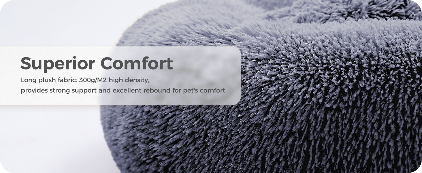 Superior Comfort Long plush fabric