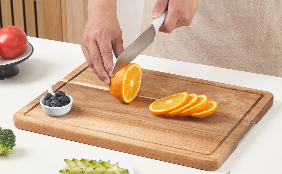 Wooden Cutting Board Wood Chopping Boards with Juice Groove