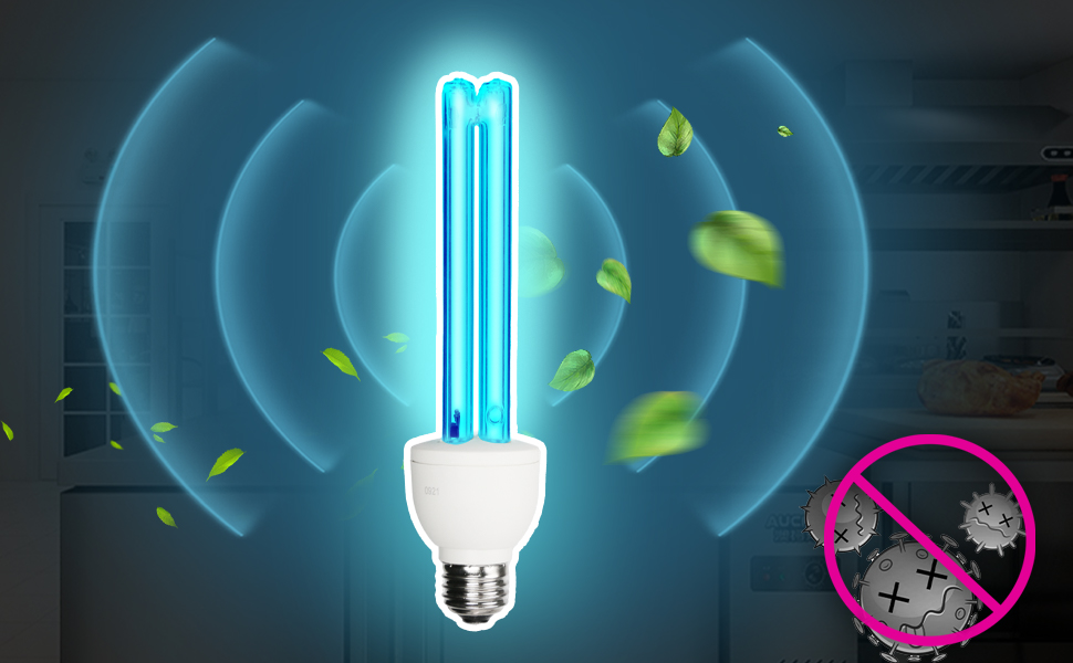 coospiderrepta HVAC UV Light Sanitizer 253.7 254nm UV