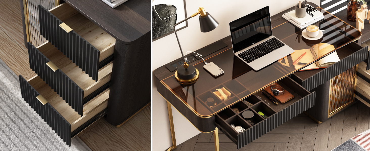 Office desk with drawers