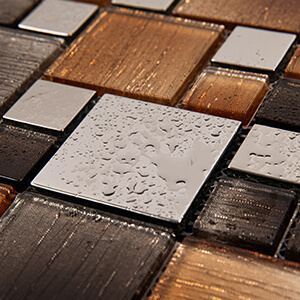Brown/Silver mirror glass mosaic tile for kitchen bathroom backsplash shower wall subway glass tile