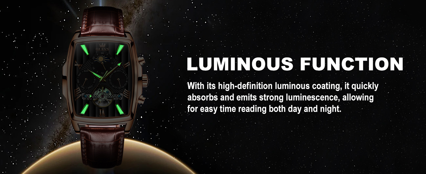 men's luminous watch