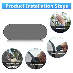 Car Rear Window Sunshade 3