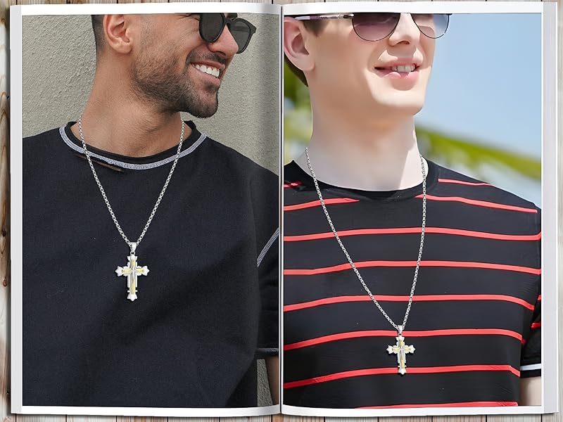 cross necklace for men