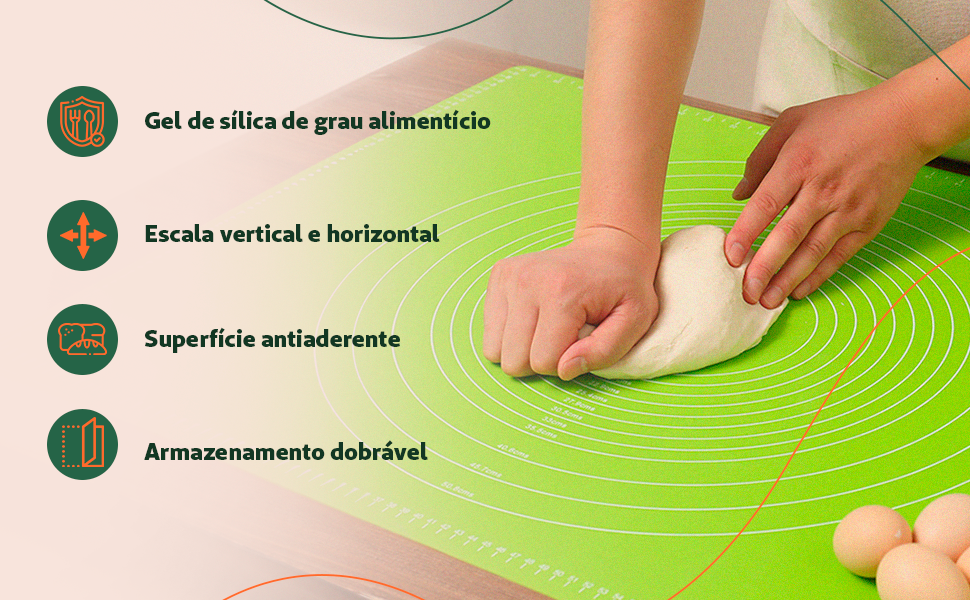 tapete culinario silicone