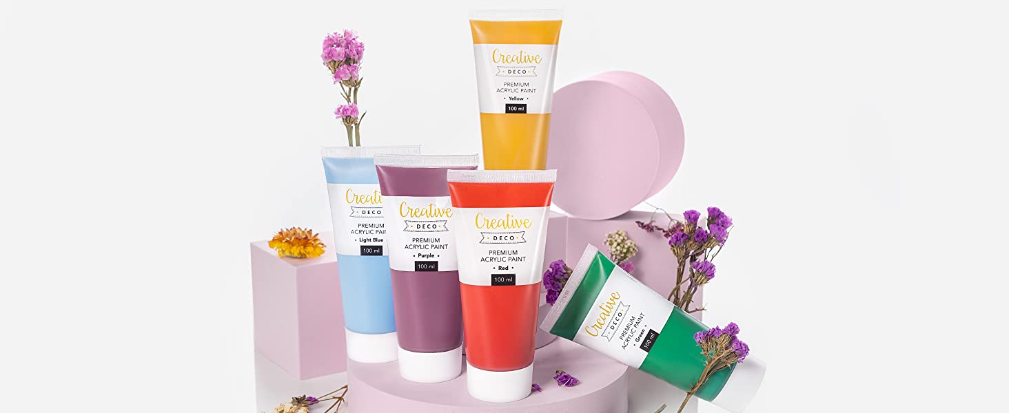 Creative Deco Acrylic Gloss Varnish 500ml Clear, Colourless