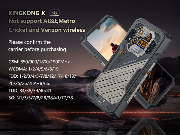 CUBOT KINGKONG X タフネスゲーミングスマホ 32GB 512GB 6391ace427ade714b70fb966024ae8