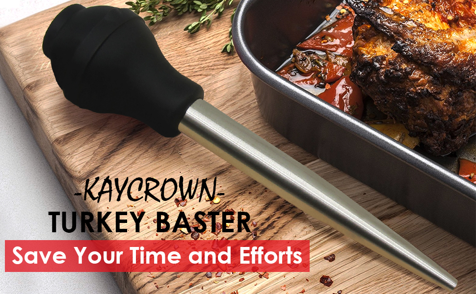 Best Utensils Stainless Steel Turkey Baster Commercial