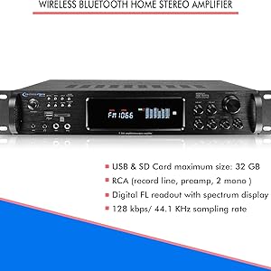 Records .wav files onto USB Flash Drive or SD Card from Tuner & RCA inputs