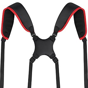Black with red edge Strap