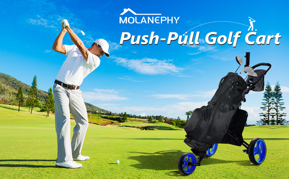 Push-pull golf cart