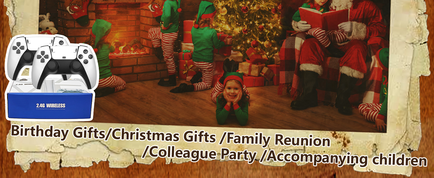 Retro Gaming Console, Wireless Game Stick Plug and Play Video Games Console