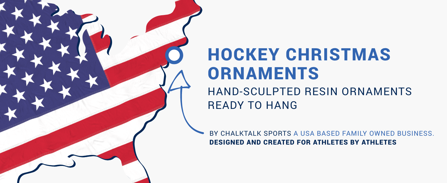 Hockey Figure Ornaments