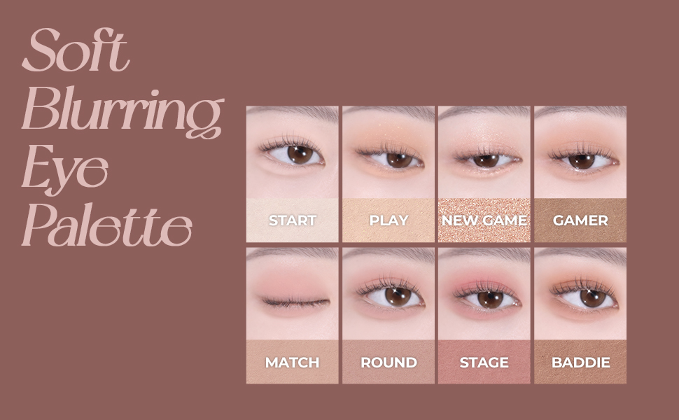 WAKEMAKE X NETFLIX SQUID GAME Edition Soft Blurring Eye Palette 24 Bloody Game Blurring