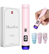 Melodysusie Handheld UV Light for Gel Nails, ART01R Cordless Gel X Nail Lamp Rechargeable with LC...