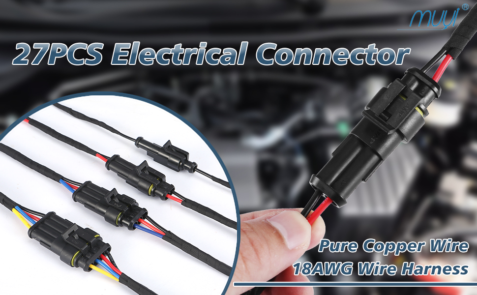 18AWG electrical connector